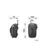 Tajima Safe System Safe Pouch Chest Pouch Attaches to the chest harness belt with a carabiner and can also be worn around the Includes a Velcro