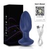 Remote Control Vibrator Butt Plug Anal Plug for Men Anal Stimulate Male Prostate Massager with Dual Penis Ring Sex Toy for Men