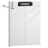 Hard Plastic Writing Pad for Students Folder Clipboard with Metal Clip, Multipurpose A4 File Vertical Stand Notes Folder, Lightweight Memo Document