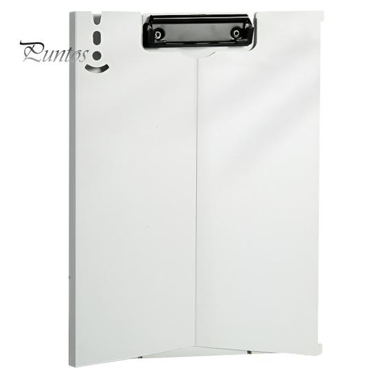 Hard Plastic Writing Pad for Students Folder Clipboard with Metal Clip, Multipurpose A4 File Vertical Stand Notes Folder, Lightweight Memo Document