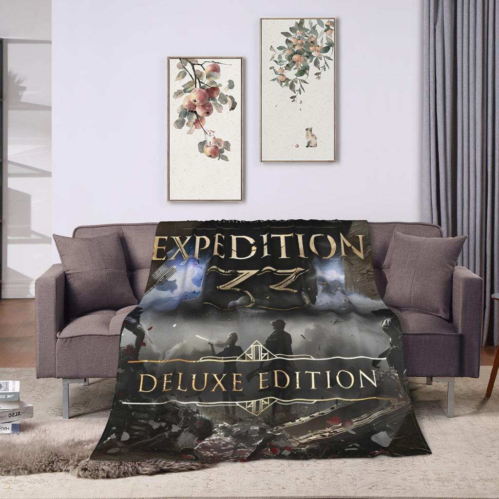 Clair Obscur Expedition 33 Maelle Decke Camping Flanell Überwurfdecke Für Heimdekoration Weich Benutzerdefinierte DIY-Qualität Tagesdecke Geschenk