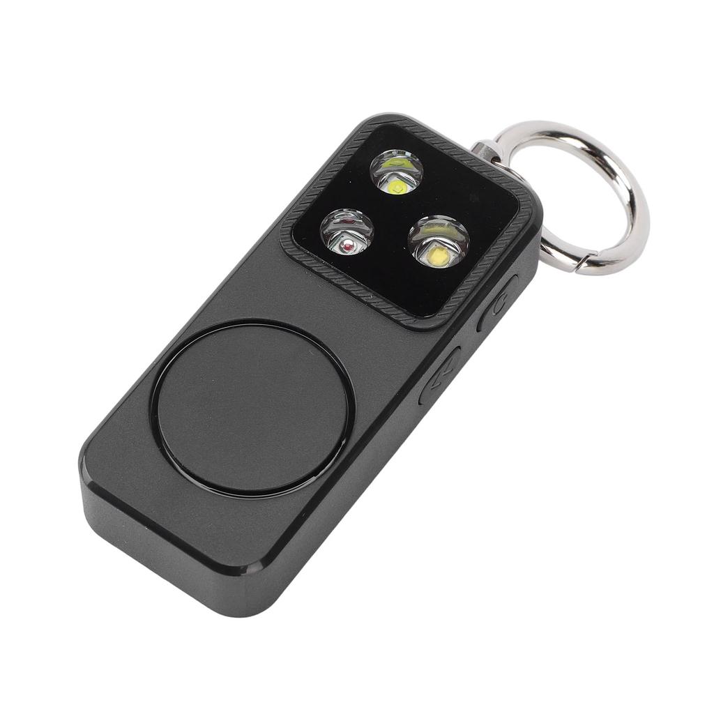 Alarm Light for Women 4 Lighting Modes USB Rechargeable Keychain Siren Security LED Light for Emergency