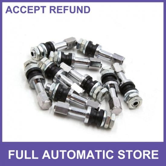 10pcs Aluminum Alloy Motorcycle Tubeless Wheel Tire Valves Stems Rim Universal