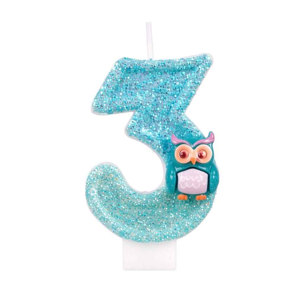 Number Birthday Candles 0-9, Decorations for Birthday Party and Celebrations
