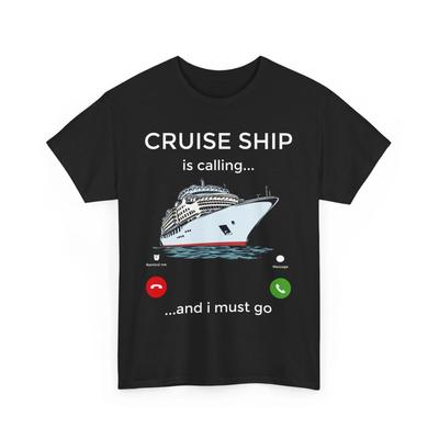 Maglietta da Crociera, La Nave da Crociera Chiama Amanti della Crociera in Barca Maglietta Donna Uomo
