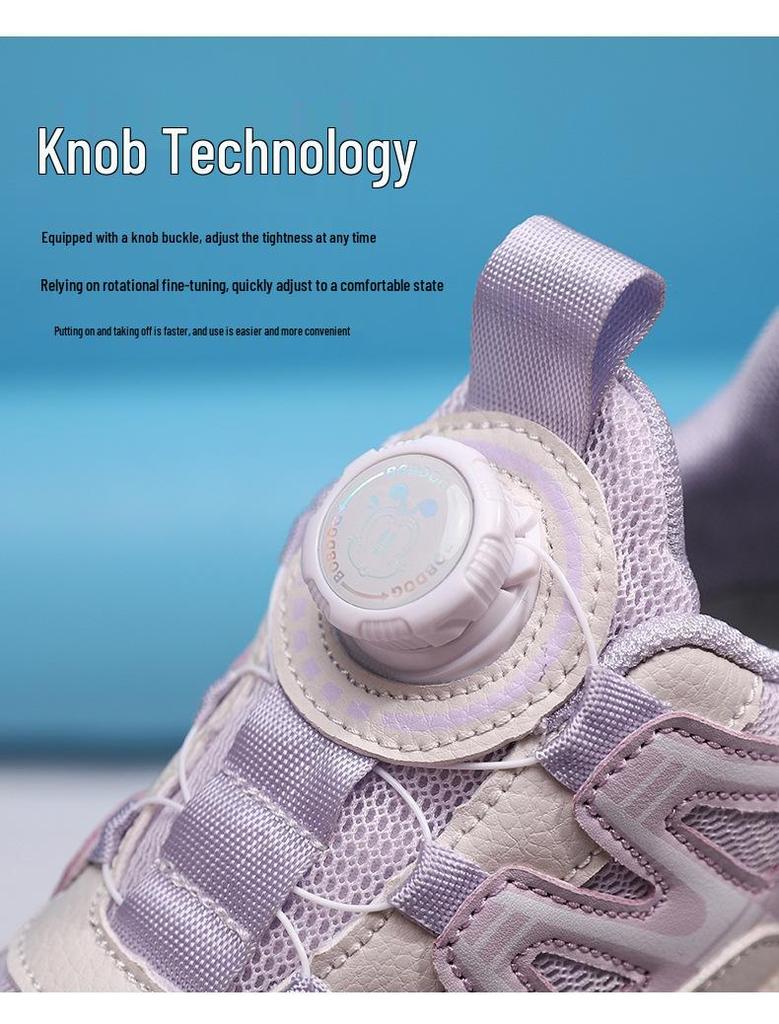 Bobdog Mädchen Leichte Leder Lauf-Sneakers - Neu für Herbst/Winter 2025