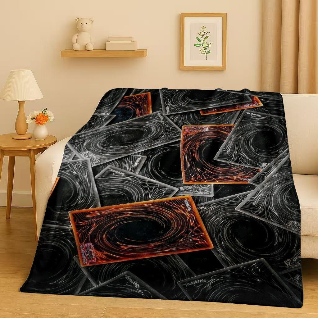 Winged Dragon of Ra Yu-Gi-Oh MONSTER CARD Cartoon Flannel Blanket,Soft Warm Plush Throw for Home Bedroom Bed Sofa Cover Office