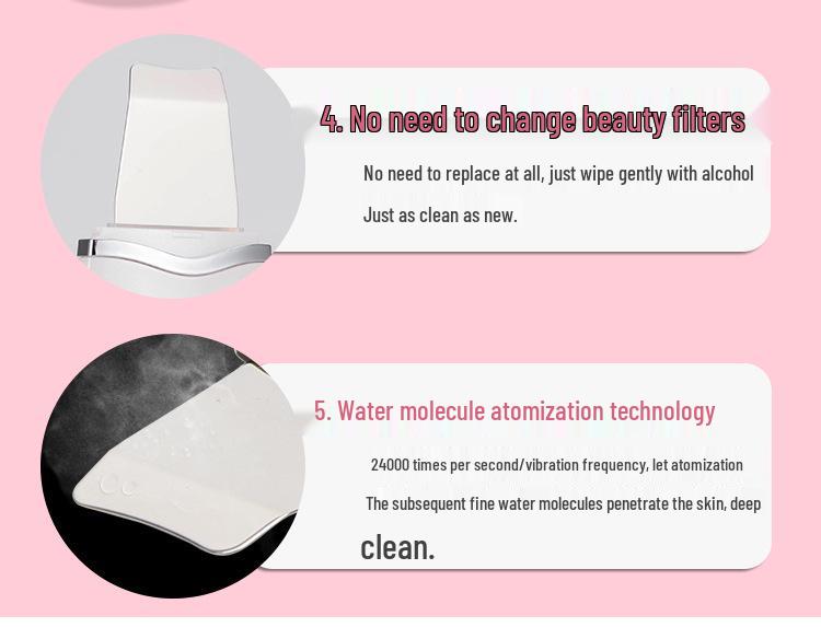 Ultrasonic Skin Scrubber: Face Lifting, Pore Cleaner & Blackhead Remover