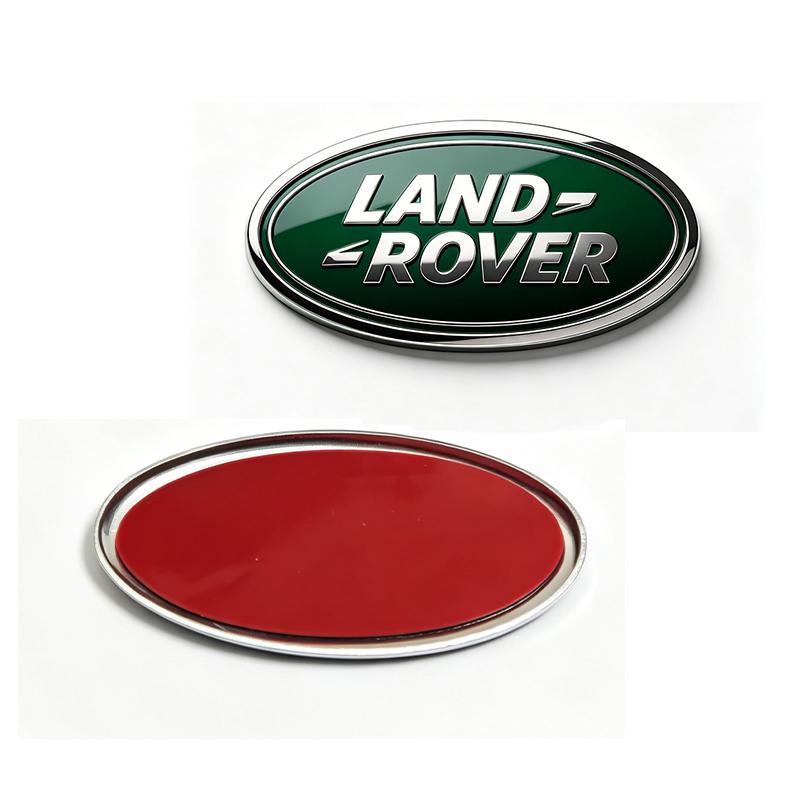 1 pz 23*43mm Adesivo Decorazione Logo Stemmi Volante Auto per Land Rover Freelander Defender Evoque Emblema Sport Rnage Rover 2 3