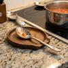 Rustic Ladle Rack Natural Rice Spoon Storage Rack Organizer Tray Spoon Rest  Dining Table