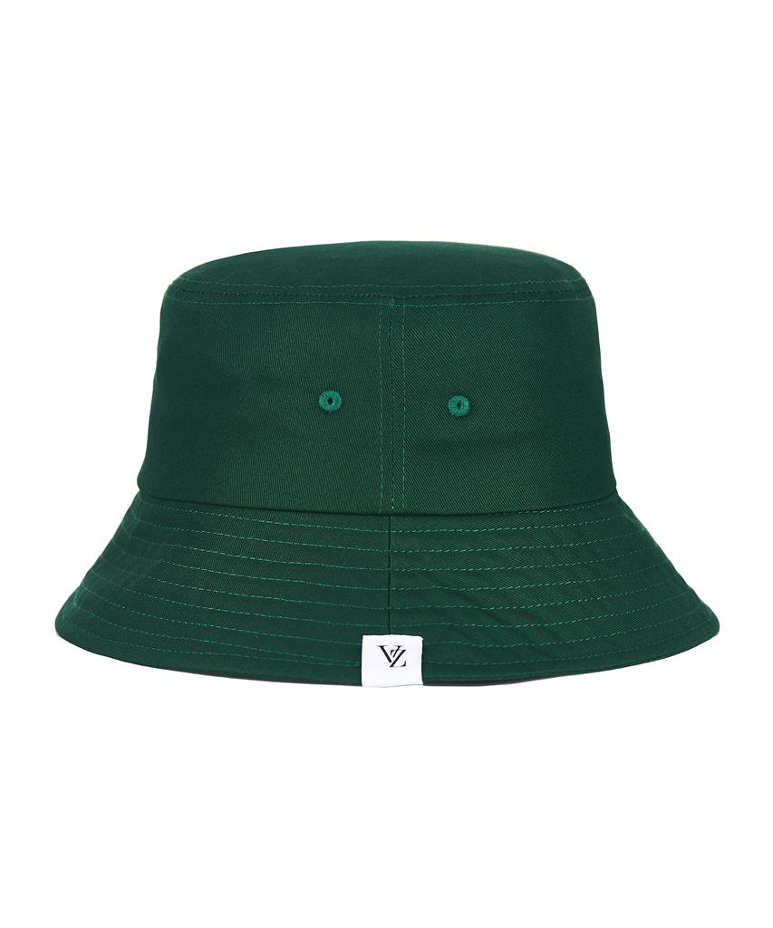 Bajal Monogram Label Color Bucket Hat Green