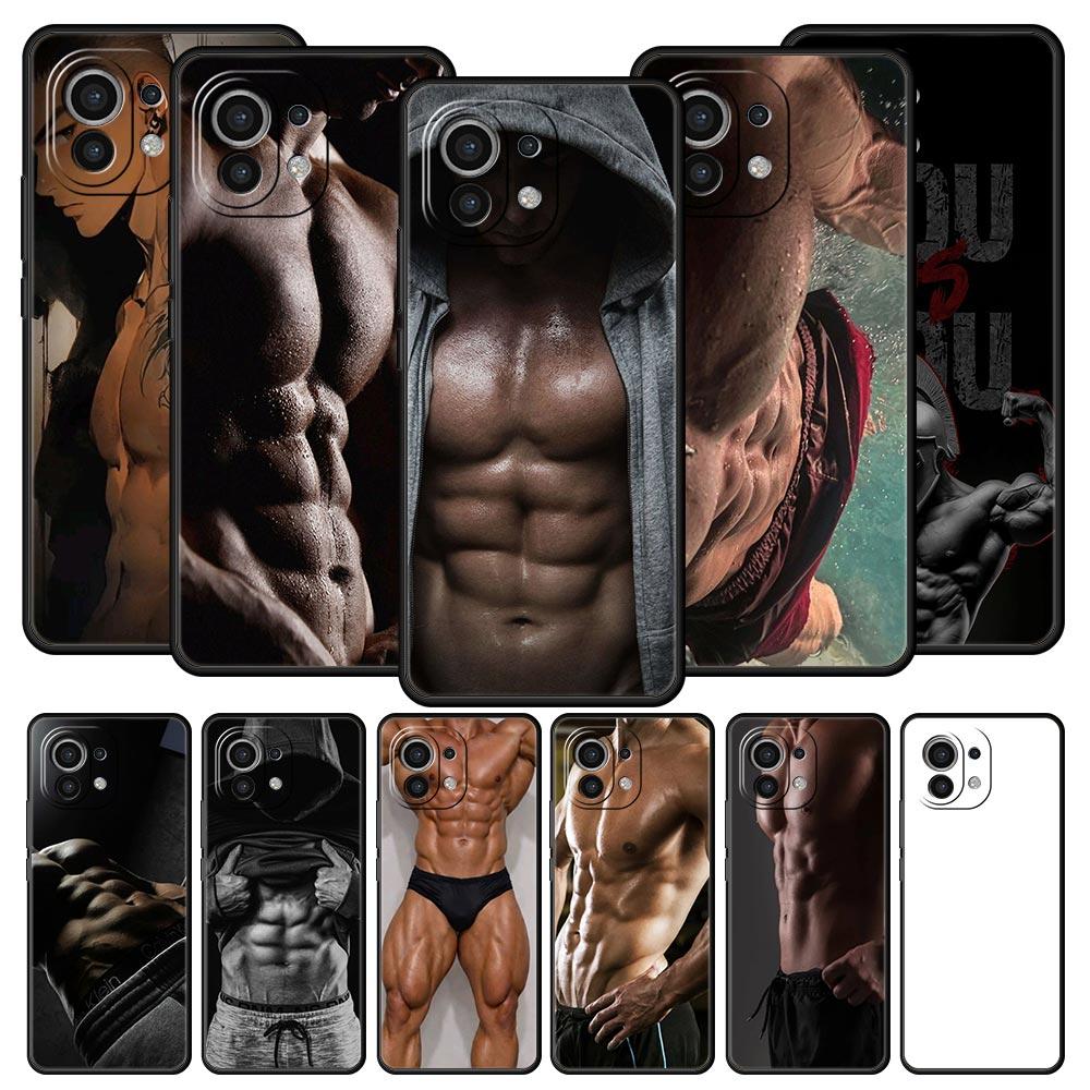 Phone Case Cover for Xiaomi Mi 17 15 14 13 12 11 Ultra 15T 14T 13T 12T 11T Pro Lite 5G Soft TPU Capas Sexy Muscle Man Fundas Bag