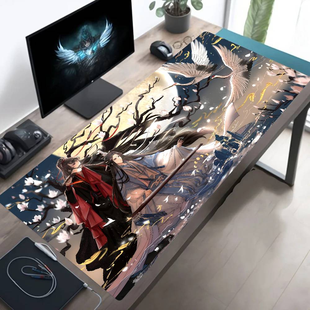 Anime MDZS Mouse Pad Large Gaming Keyboard Mat LockEdge Rubber Computer Office Accessories