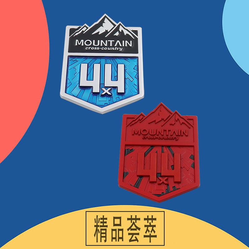 3D Car Styling 4X4 Mountain Cross Country 4WD for Car Fender Side trunk Nameplate Decal Emblem Badge Sticker
