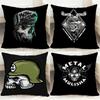 Hot M-MMetal Mulisha Cushion Cover Comfortable Reversible Pillow Cover Ideal for Car Sofa Bedroom & Beyond