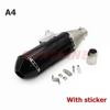 Escape Moto Universal Exhaust Motorcycle Muffler Pitbike Pipe Motocross Tip Systems For CRF230 CFR250 CRF150 EXC WR450 RC390