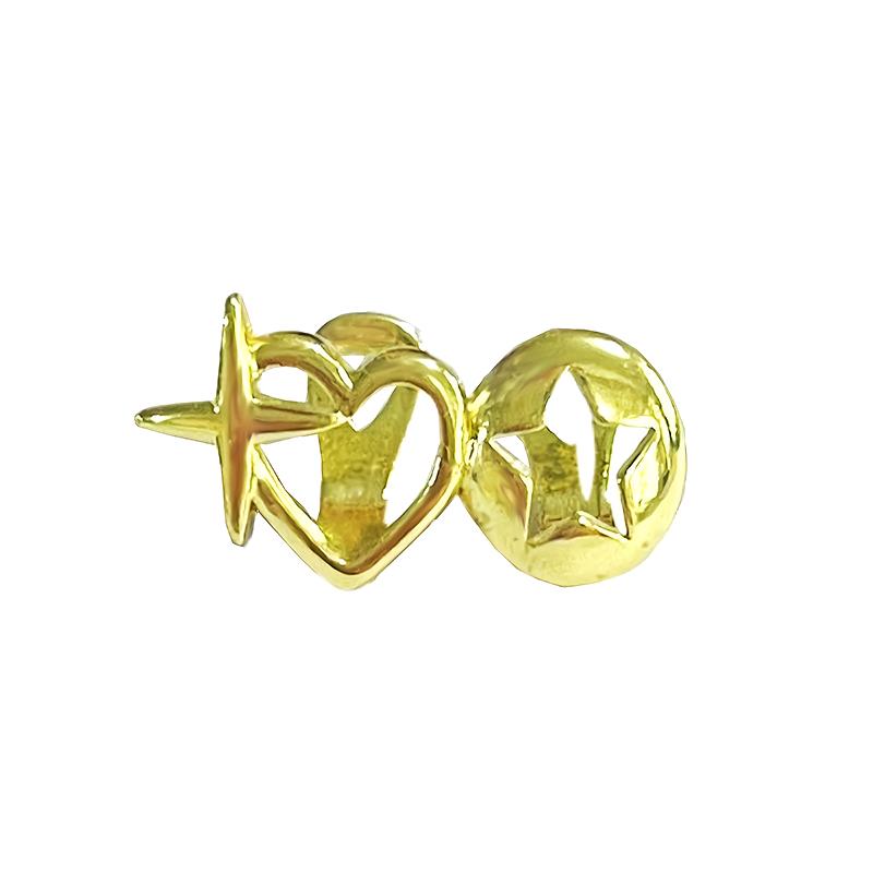 Punk Hip Hop Hollow Heart Star Teeth Caps For Women Men Vintage Tooth Grills Jewelry Accessories