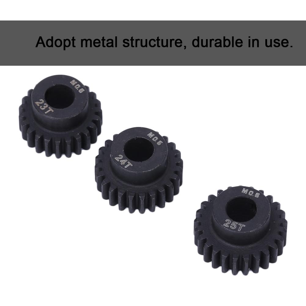 Engine Motor Module Pinion Gear Set Inner Hole Replacement Component for 1 10 1 8 RC Car23 25T