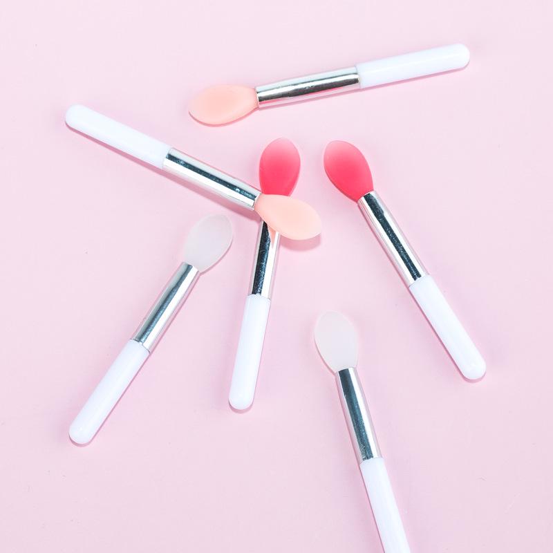 

3 Pcs Portable Lip Brush Set: Includes Lipstick, Makeup, and Lip Mask Brushes