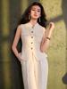 2026 Spring/Autumn Women's Wide-leg Pants & Vest Set with Starry Cape Top