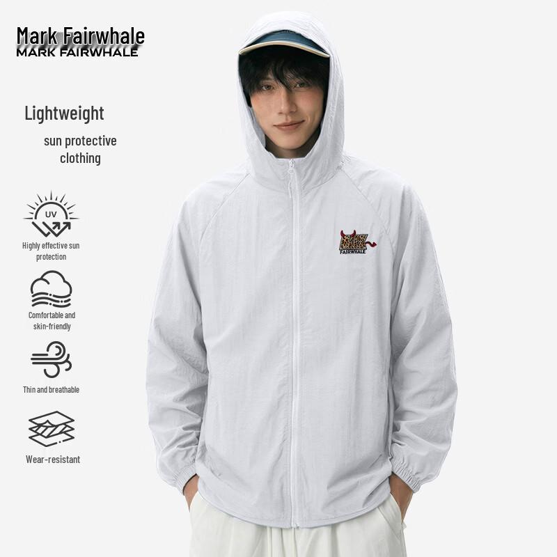Mark Fairwhale Men s UPF40+ Ice Silk Sun Protection Hoodie 4XL