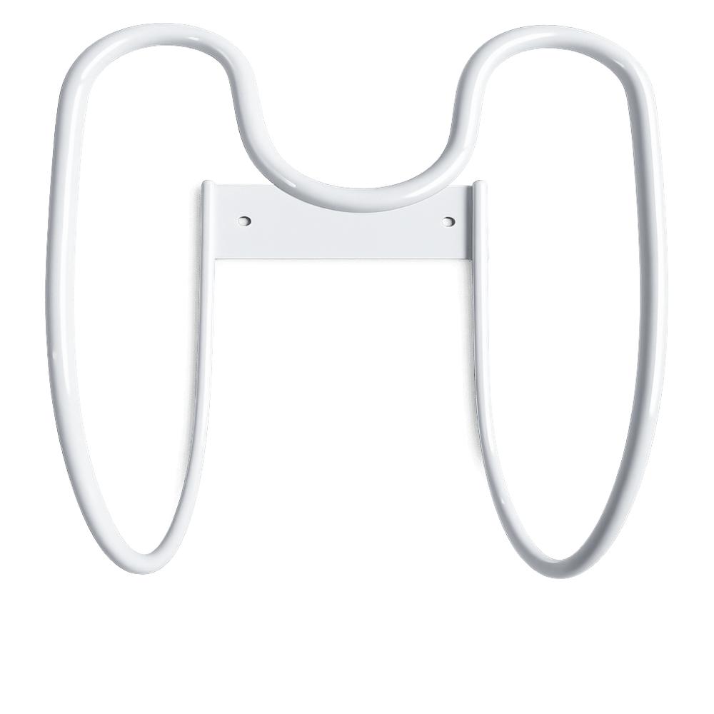 Durable Garden Hose Holder Rust Proof Metal Wire Holder Garden Water Pipe Hook  Vacuum Hose Storage белый