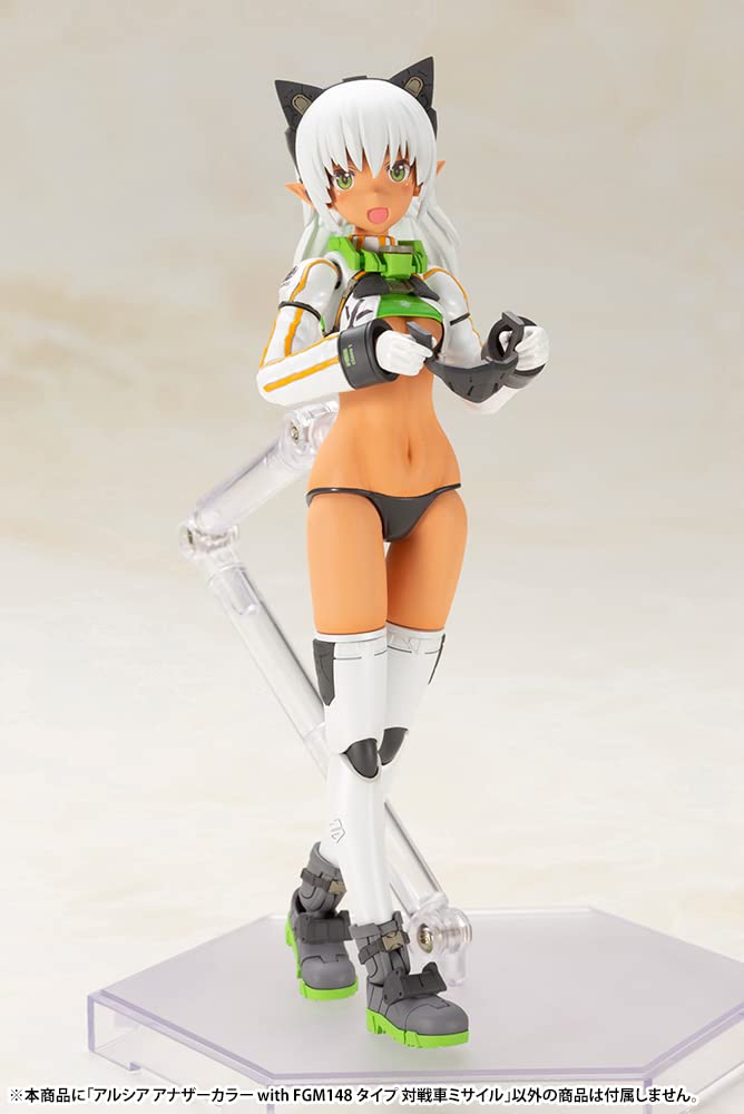 KOTOBUKIYA Fumikane Shimada ART WORKS Alsia Another Color with FGM148 Type Missile Height 160mm Plastic Model Molding Color FG151 Anti-Tank Approx.