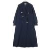 SNIDEL Langarm Zweireihiger Chester Mantel Marineblau SWFC224006 Damen Gebraucht