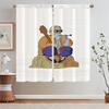 Anime Cheap Free Shipping Curtains for Cooking Tulle in Kitchen Curtain for Children's Room Window Roller Curtains Blackout Lace