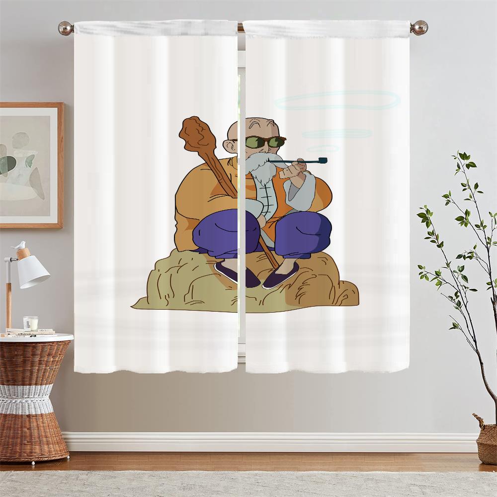 Anime Cheap Free Shipping Curtains for Cooking Tulle in Kitchen Curtain for Children's Room Window Roller Curtains Blackout Lace