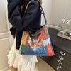 Retro Spring National Style Slack Cloth Bag 2025 Light Spring Wear Large-capacity Shoulder Tote Bag