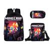 School Season Digital Printing Backpack Student Bag Large Capacity Children'S Messenger Bag Lunch Bag