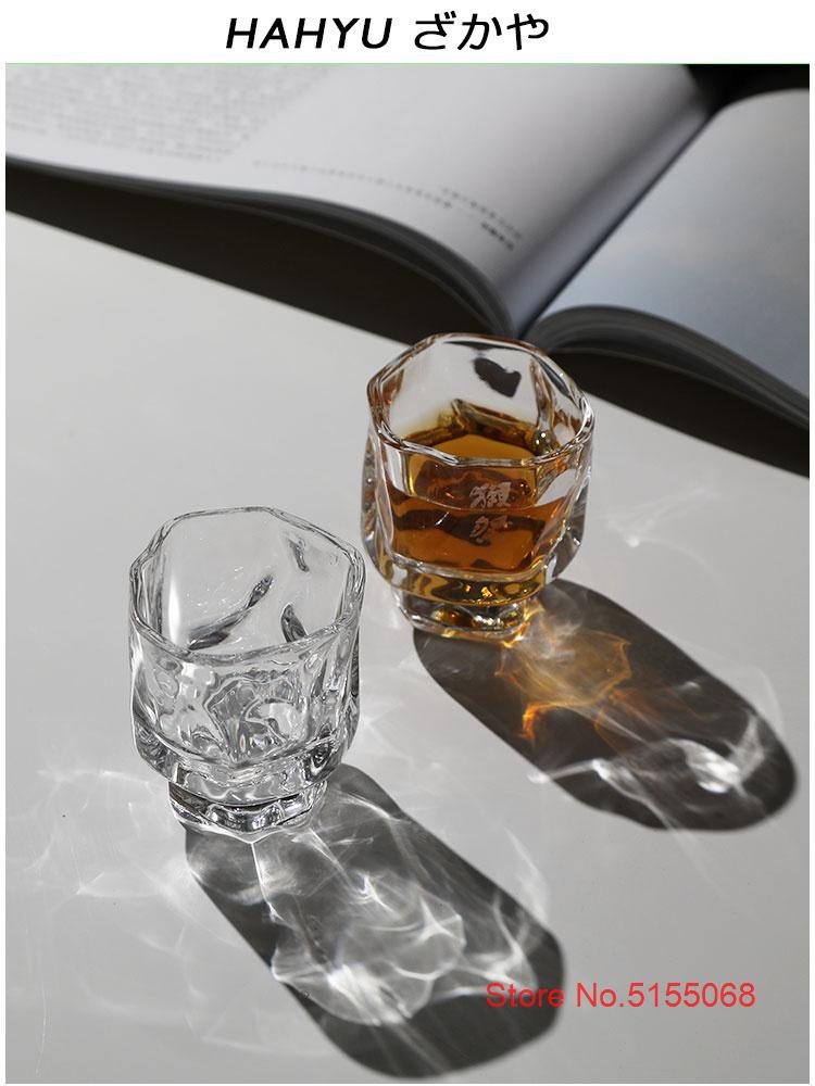 Dassai Sake Drink Cup Japanese Designer Zen Crystal Tasting Wine Tumbler Liquor Shot Glass Whiskey Whisky Tumbler Brandy Snifter