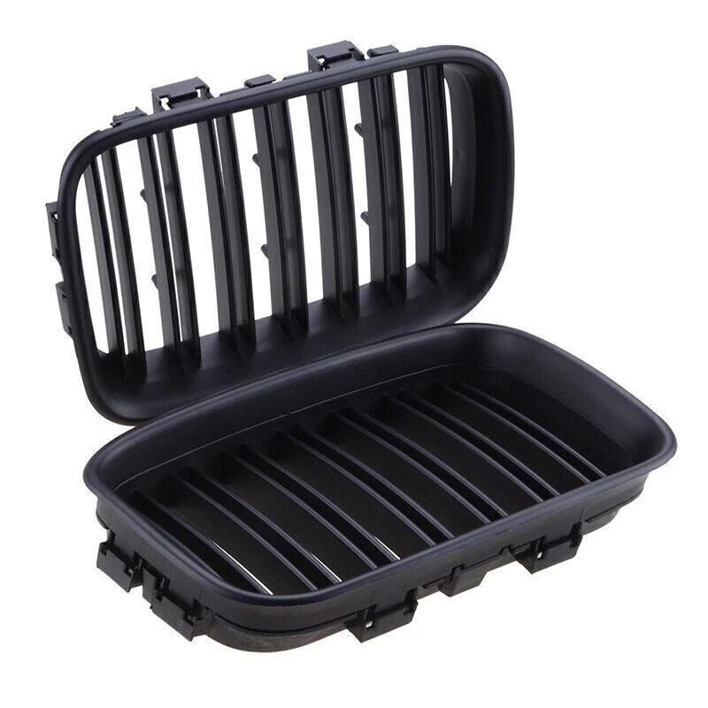 Front Kidney Grille Black Dual Slat Racing Grilles Fit For Bmw 3 Series E36 1992 1993 1994 1995 1996 51138122237 51138122238
