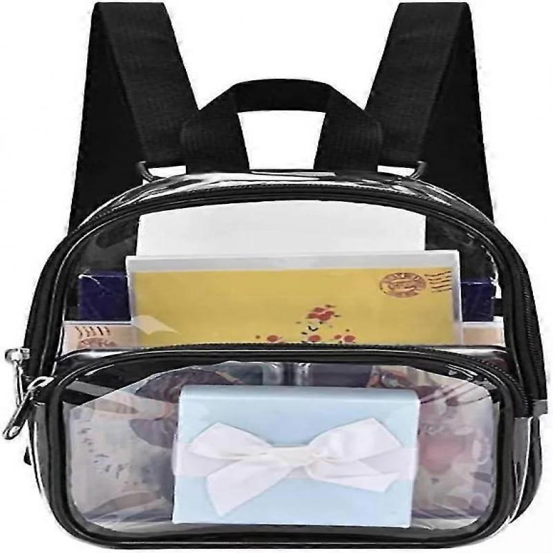 Women's See-through Bag, Women's See-through Backpack With Adjustable Shoulder Straps. Transparent Messenger Bag For School, Travel