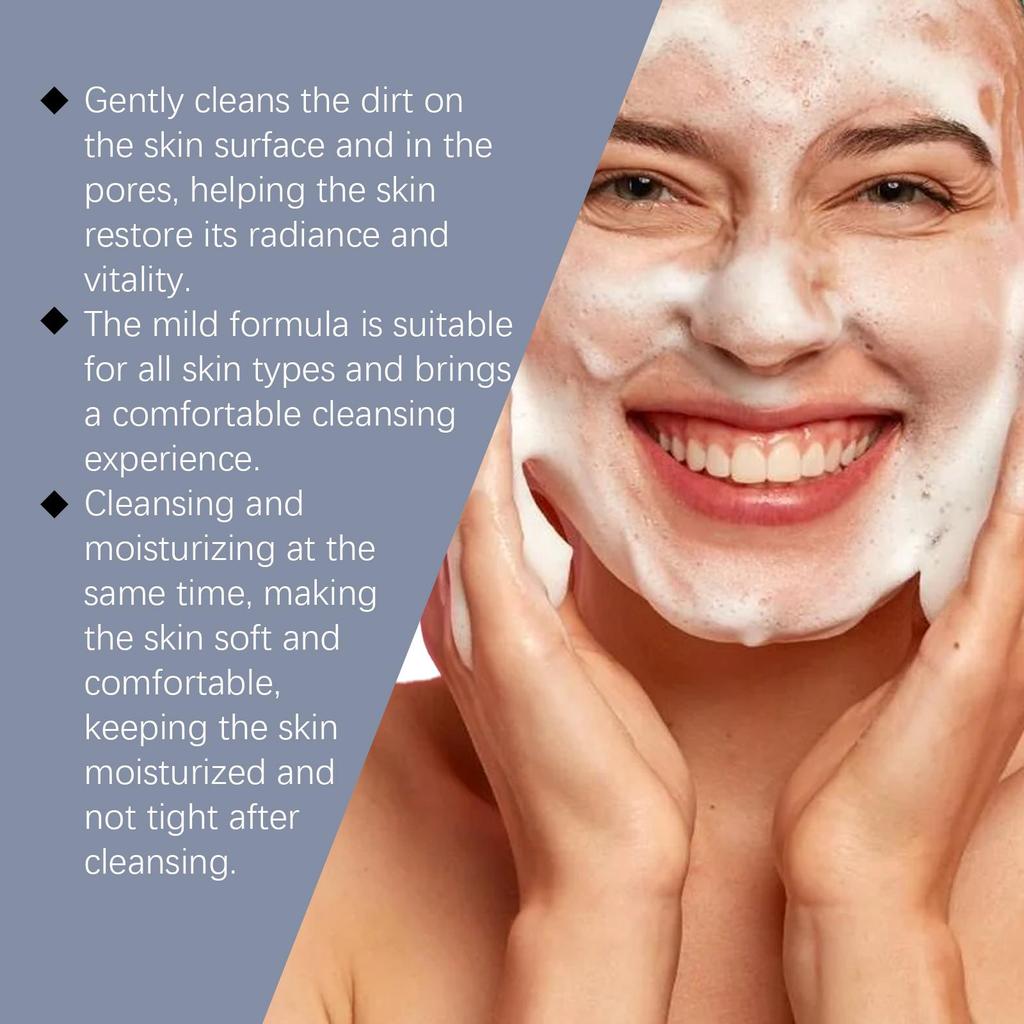 West Month Moisturizing Cleansing Foam Cleanses and removes oil Gentle and refined Non-drying Hydrating For facial use 60g