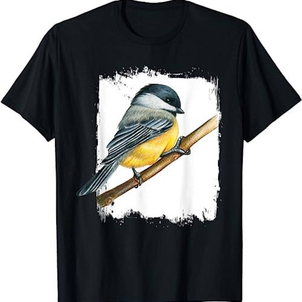 Vintage Bird Watcher Birding Birdwatching Bird Chickadee T-Shirt, Sweatshirt, H