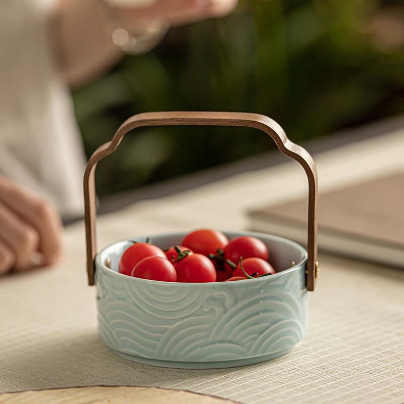 Retro Ceramic Fruit Basket