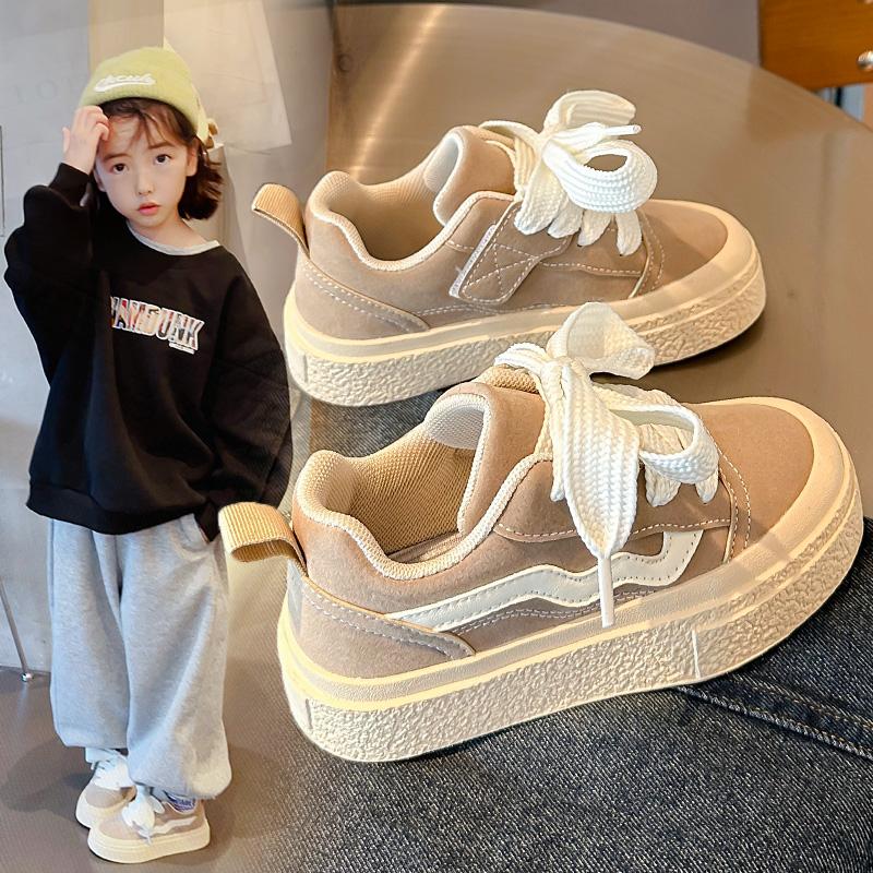 Children's Sports Shoes  Fall New Girls' Non-slip Soft Sole Casual Shoes Boys Light Canvas Sports Shoes