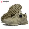 Men's Hiking Boots Outdoor Shoes Swivel Buckle Non-slip Lightweight Hiking Shoes Men's Non-slip Sports Shoes Breathable Cross-country Running Shoes