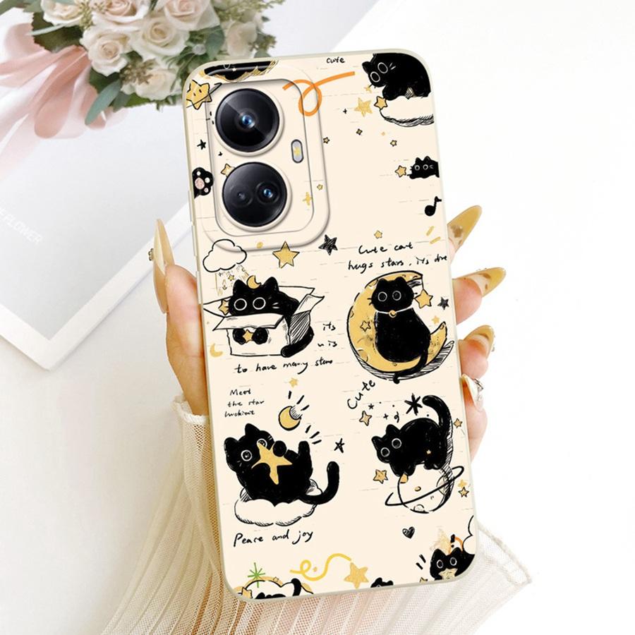 For Realme 10 Pro Case 10Pro+ Cover Rabbit Cartoons Silicone Soft Back Case For Realme10 Pro Plus Phone Case Protective Shell