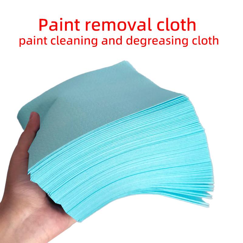 Paint removal cloth, car paint cleaning and degreasing cloth, oil and water absorbing non-woven wiping cloth 50 pcs
