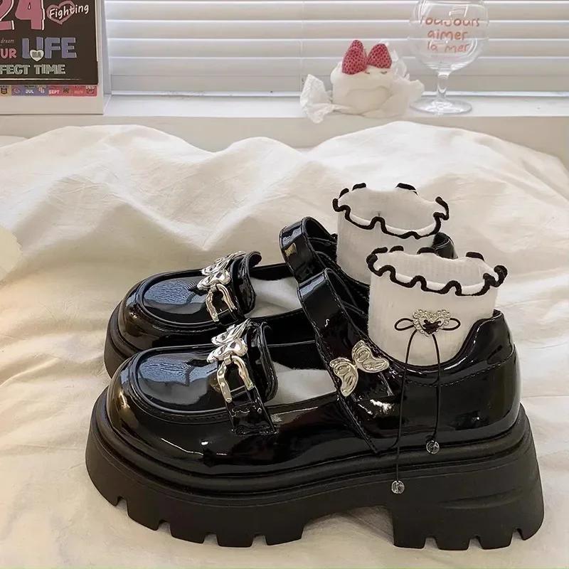 

Children Leather Shoes for Girls Autumn New Fashion Princess Soft Bottom Comfortable Casual Anti-slippery Versatile Shoes 26 чёрный