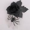 Themed Black Halloween Hair Accessory Secure Hair Grip Design For Cosplay Gothic Fashion And Special Occasion