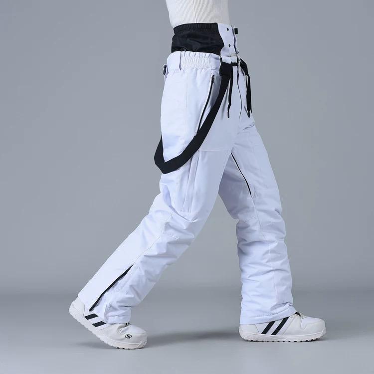 Techwear Style Wearproof Windproof Waterproof Breathable Ski Pants Overalls Man Woman Winter Thicken Warm Snowboarding Trousers