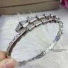 Seiko 18K Gold & Diamond Snake Bracelet: Women's 925 Sterling Silver, Double Circle, Mother-of-Pearl Inlay.
