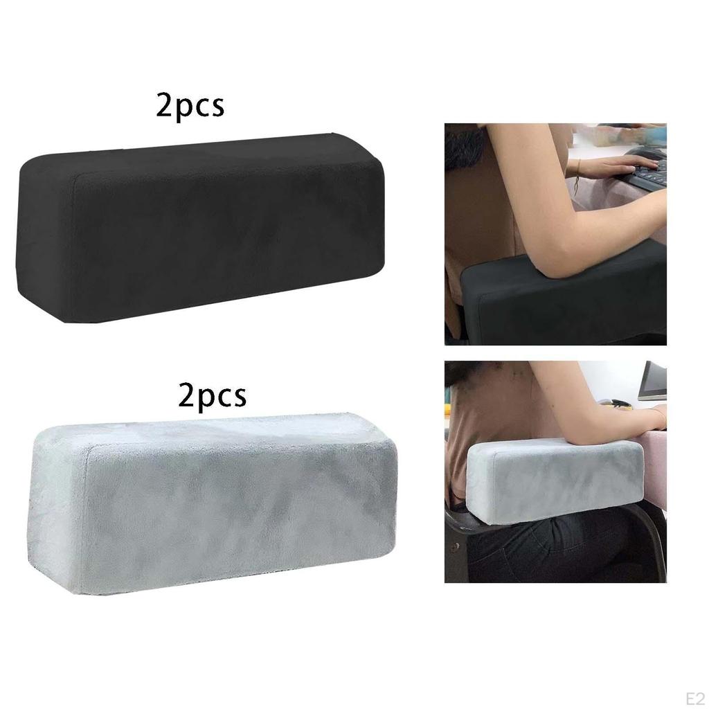 2 Pieces Arm Rest Cushion Thick Washable Elbow support/Office Armrest Pad Desk for
