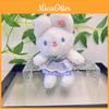 Cute Plush Rabbit Keychain Soft Toy Adorable Bunny Accessory For Bags And Keys