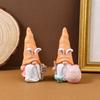 Easter Party Bunny Ear Gnome Ornament Resin Material Resin Craft Party Supplies  Home Decoration