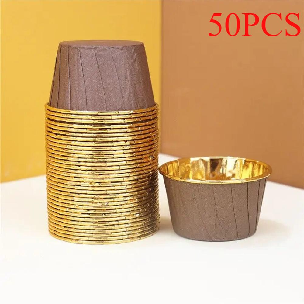 

Mini Muffin Baking Cups Non-Stick Reusable Cupcake Wrappers DIY Cake Decorating Tools for Home Bakery Pastries Display Kitchen